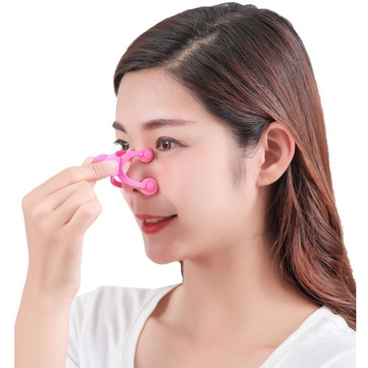 미즈코스 동글이 코 집게 콧대 높이기 세우기 휜코 콧볼 셰이퍼, 2개 5,900원