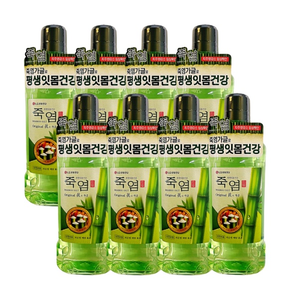 LG생활건강 죽염 가글 오리지널 진 750ml, 8개, 750ml 45,200원
