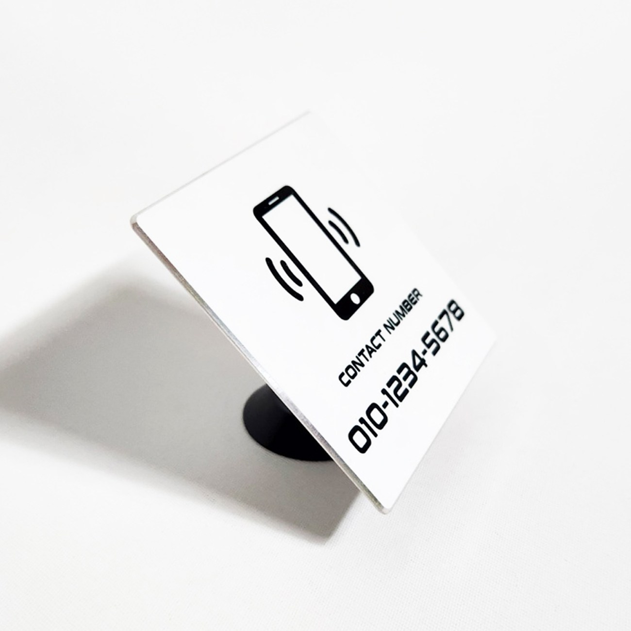 픽존 리얼메탈 거치대 사각형 고급 주차번호판 6컬러 커스텀 제작 8,930원