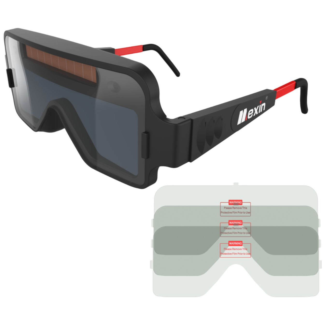 맥신 용접 보안경 태양열 충전 용접고글, 1개, 블랙 26,330원