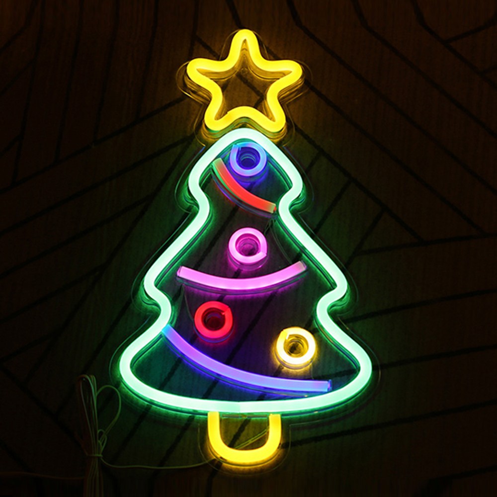 HK.sell 홀리데이 크리스마스 트리 무드등 네온사인 24,500원