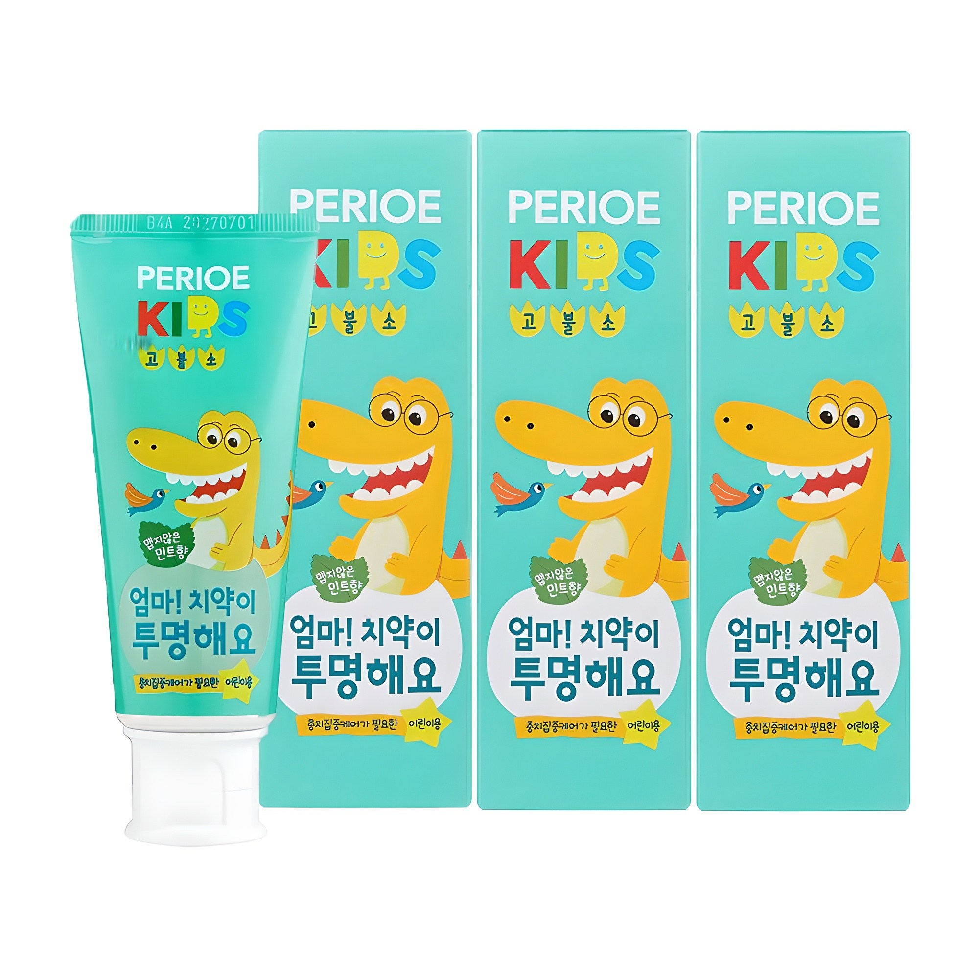 페리오 키즈 엄마 치약이 투명해요 1450 치약 9,100원