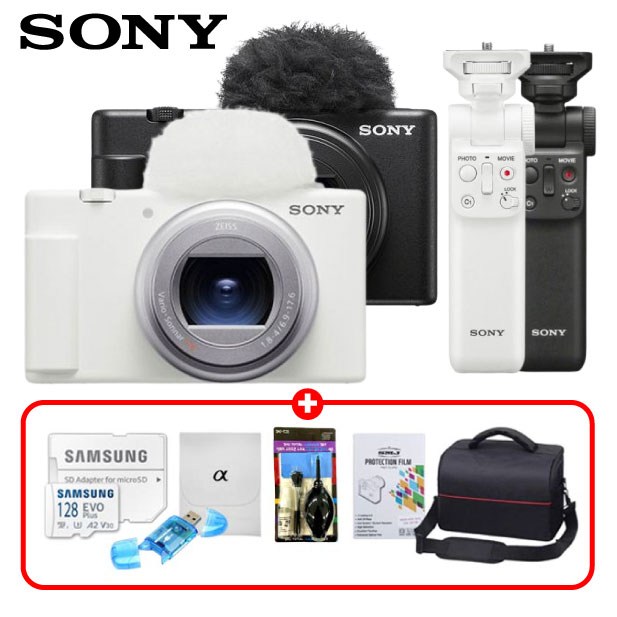 소니 정품 ZV-1M2 브이로그카메라+소니GP-VPT2BT /슈팅그립 패키지 7종세트/128G+슈팅그립+전용가방+보호필름+카드리더기+청소도구세트+극세사융/TJ 1,170,000원