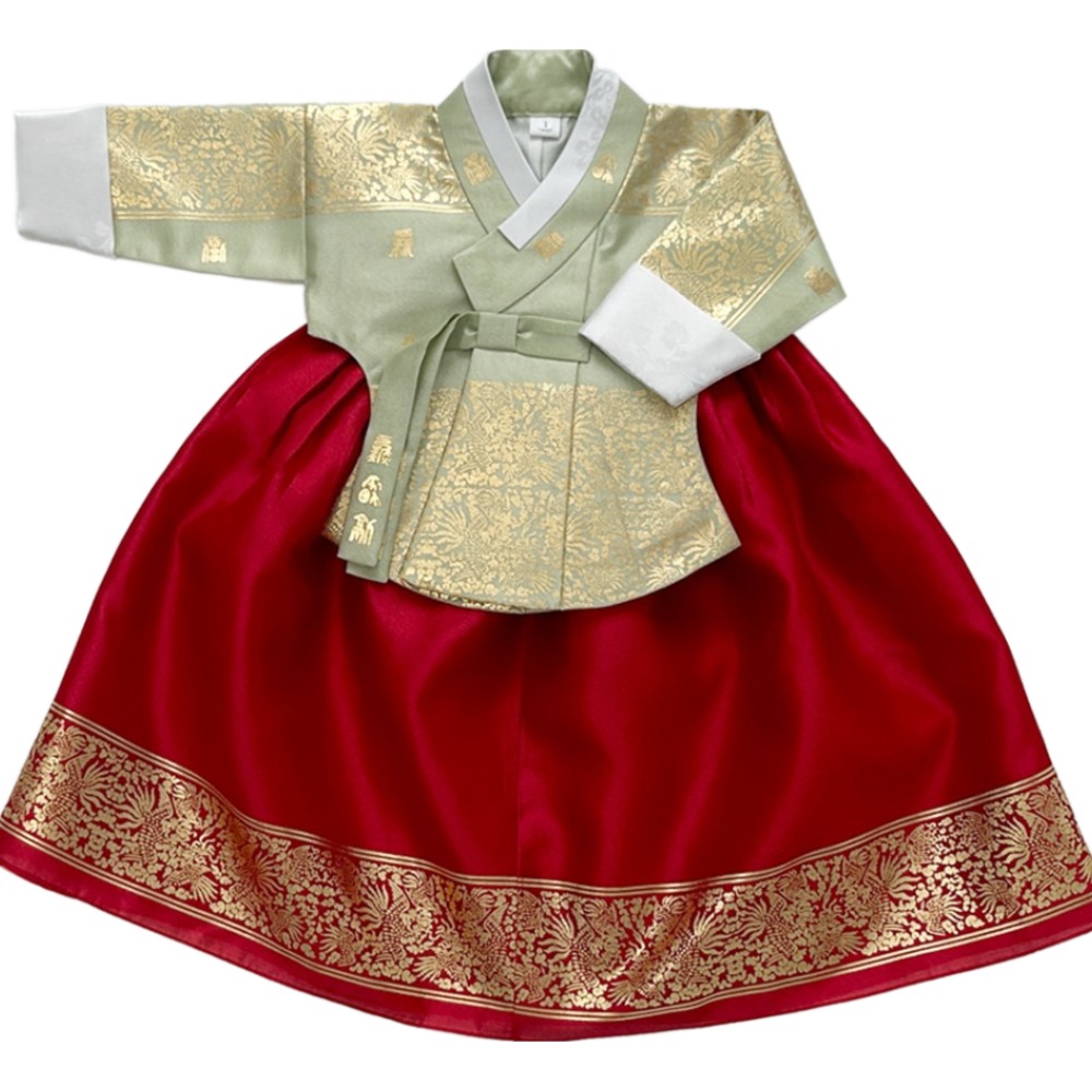 소예 금박 연두당의 여아한복 (백일~10호) 어린이 키즈 돌잔치 유아 아동한복 91,000원