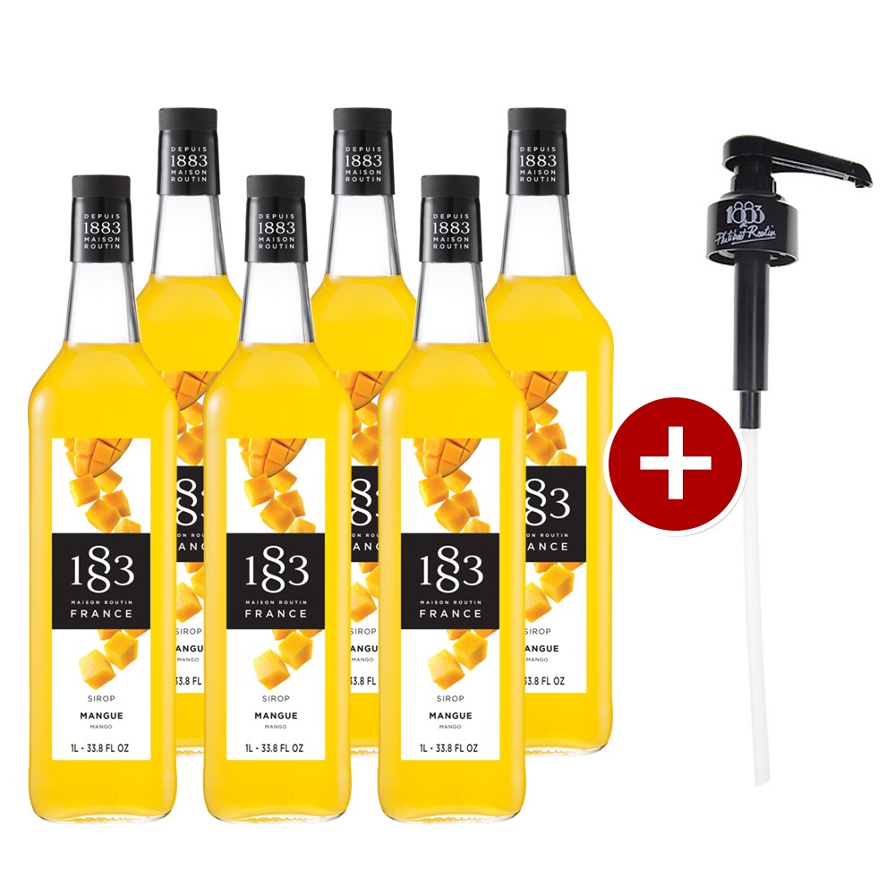 1883 망고 시럽 1000ml (6병구매시 1883시럽펌프 증정) 106,600원