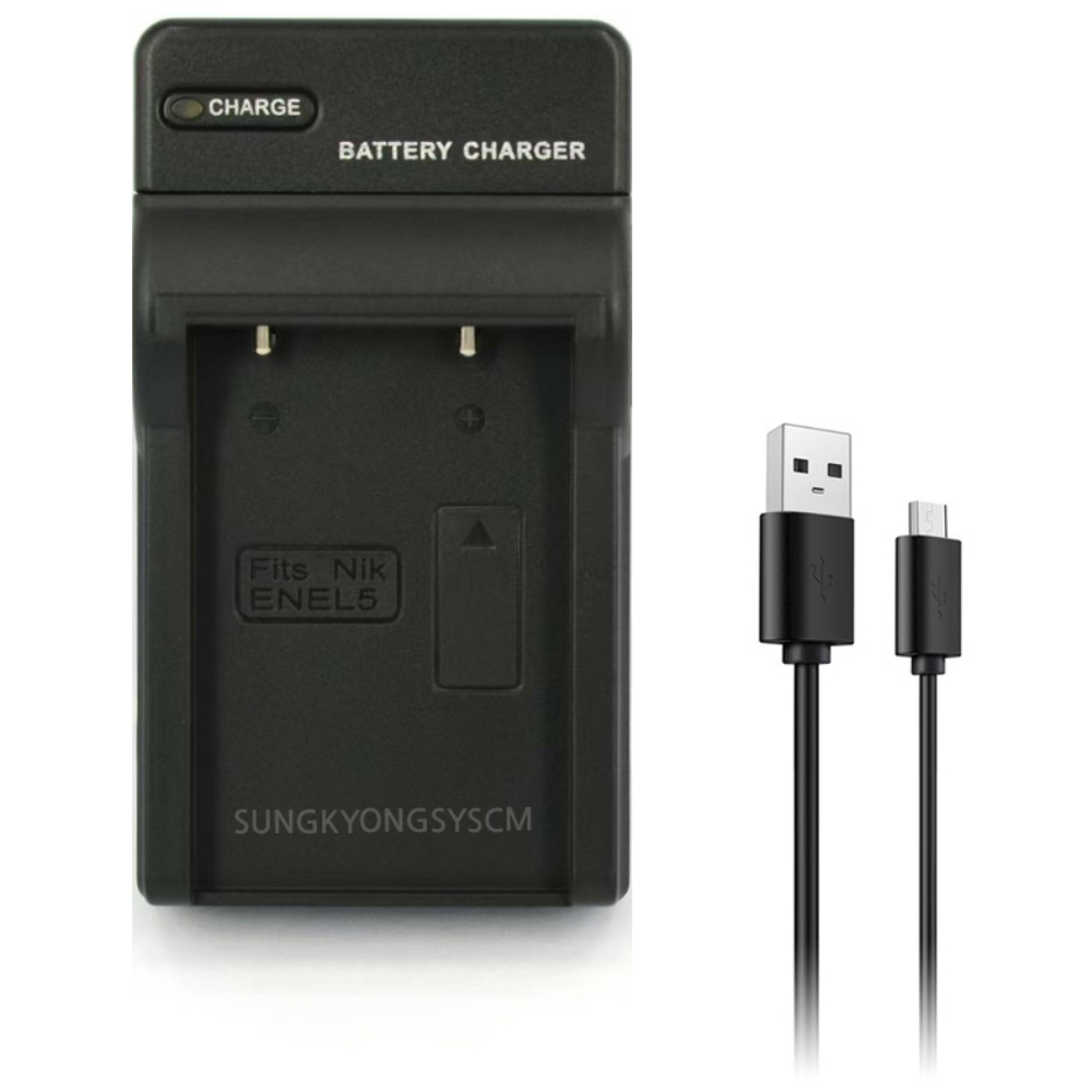 니콘 쿨픽스 P80/P14/P4/P3 USB1구 호환충전기 EN-EL5 7,900원