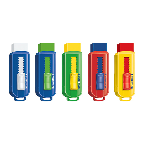 스테들러 슬라이딩 지우개 본체 화이트 + 랜덤 발송 4p 세트 8,900원