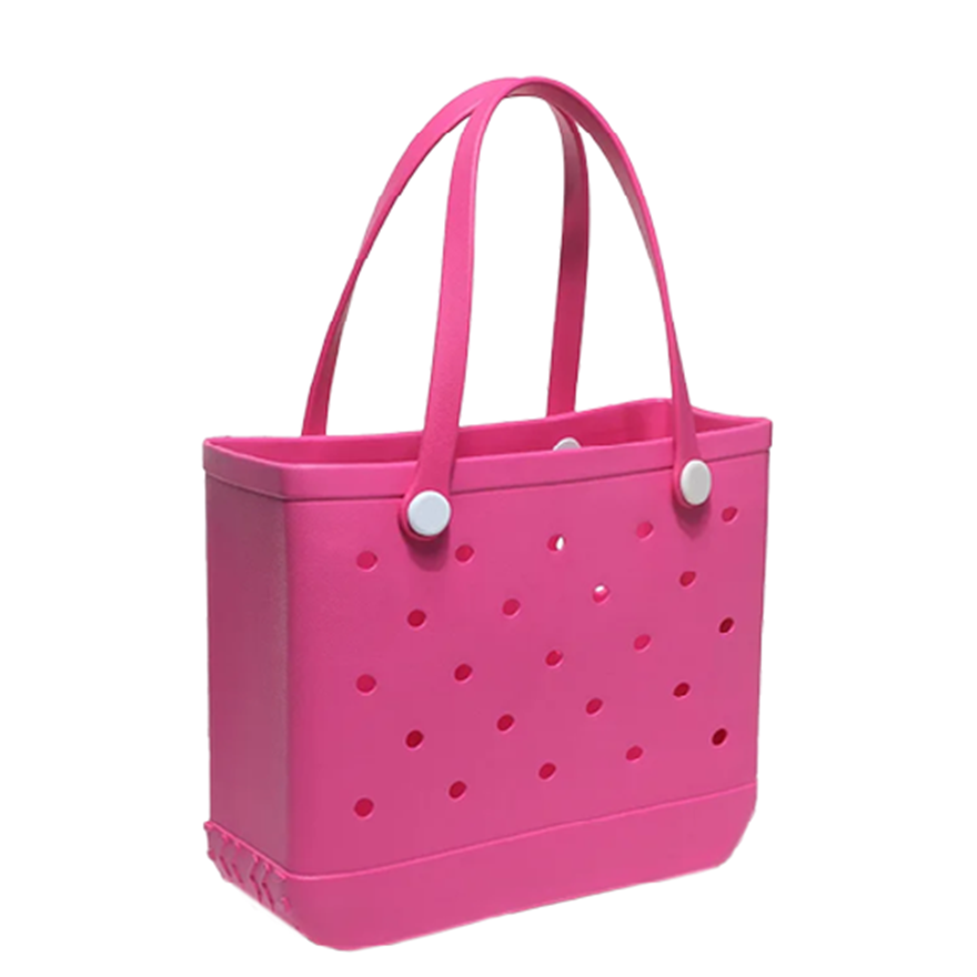 물빠지는 실리콘 목욕바구니 젤리백 아쿠아가방 수영가방, 핑크 15,900원