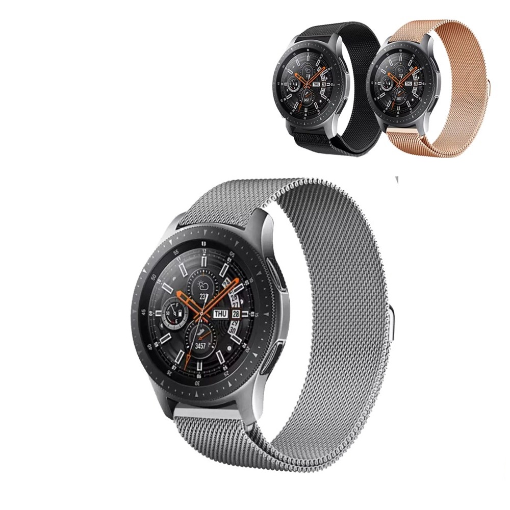 (보호필름 무료증정+스트랩 3+1) 갤럭시 워치4/워치4 클래식/액티브2/액티브1/워치3 호환 메탈메쉬 밀레니즈 루프 스트랩 20mm (40/41/42/44/46mm) 시계줄 삼성 8,700원