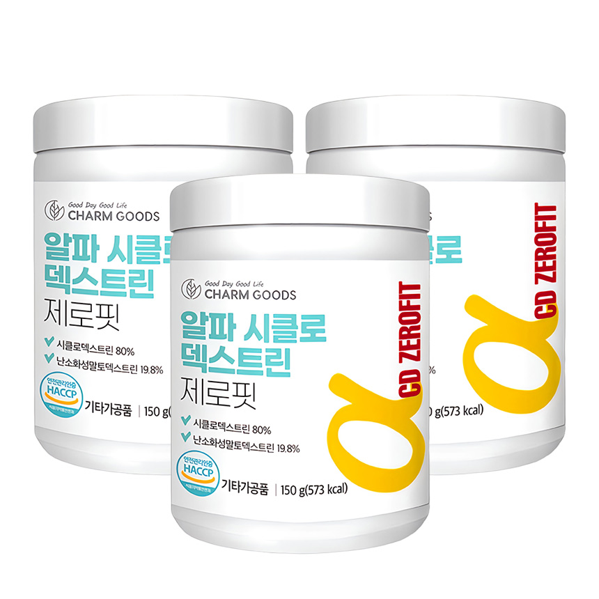 식약청 HACCP 2+1 알파시디 알파cd 분말 3개월분 순도 100% 알파시클로덱스트린 싸이클로 미WAKE사 난소화성말토덱스트린 43,110원