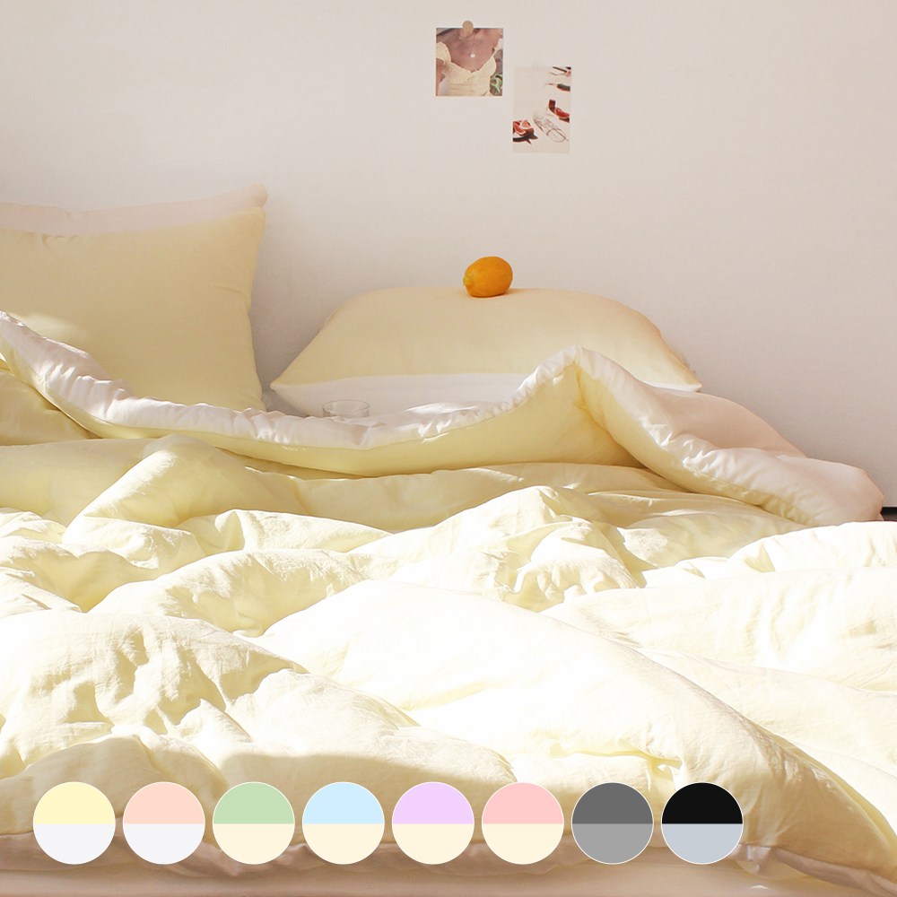 루시드슬립 디어마이 리버서블 워싱 옥수수솜 차렵이불 28,910원