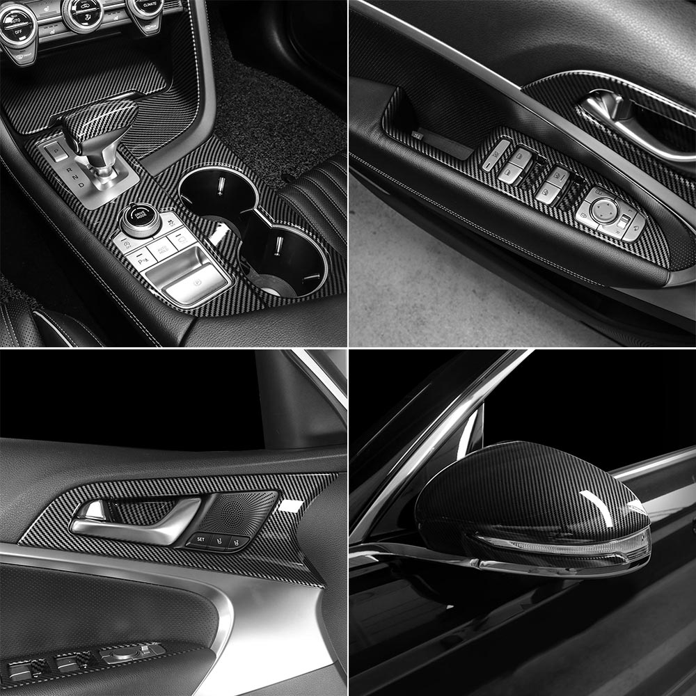 카스타 호환 G70 페이스리프트 베스트 튜닝 용품 모음전 카본 몰딩 인테리어 몰딩 호환 74,000원