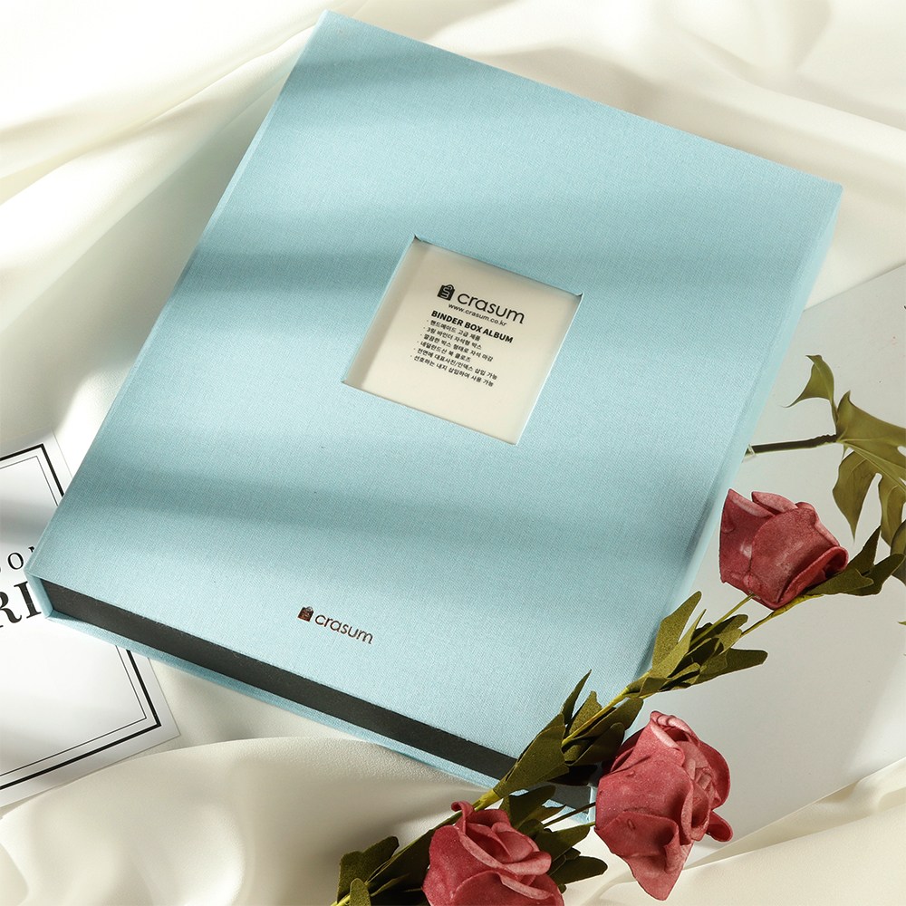 크래썸 바인더 박스앨범 마카롱블루 [영문자수 무료증정], 단품 15,000원