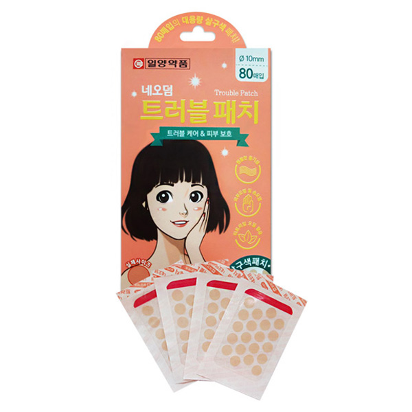 일양약품 네오덤 트러블패치 살구색, 80개입, 1개 3,940원