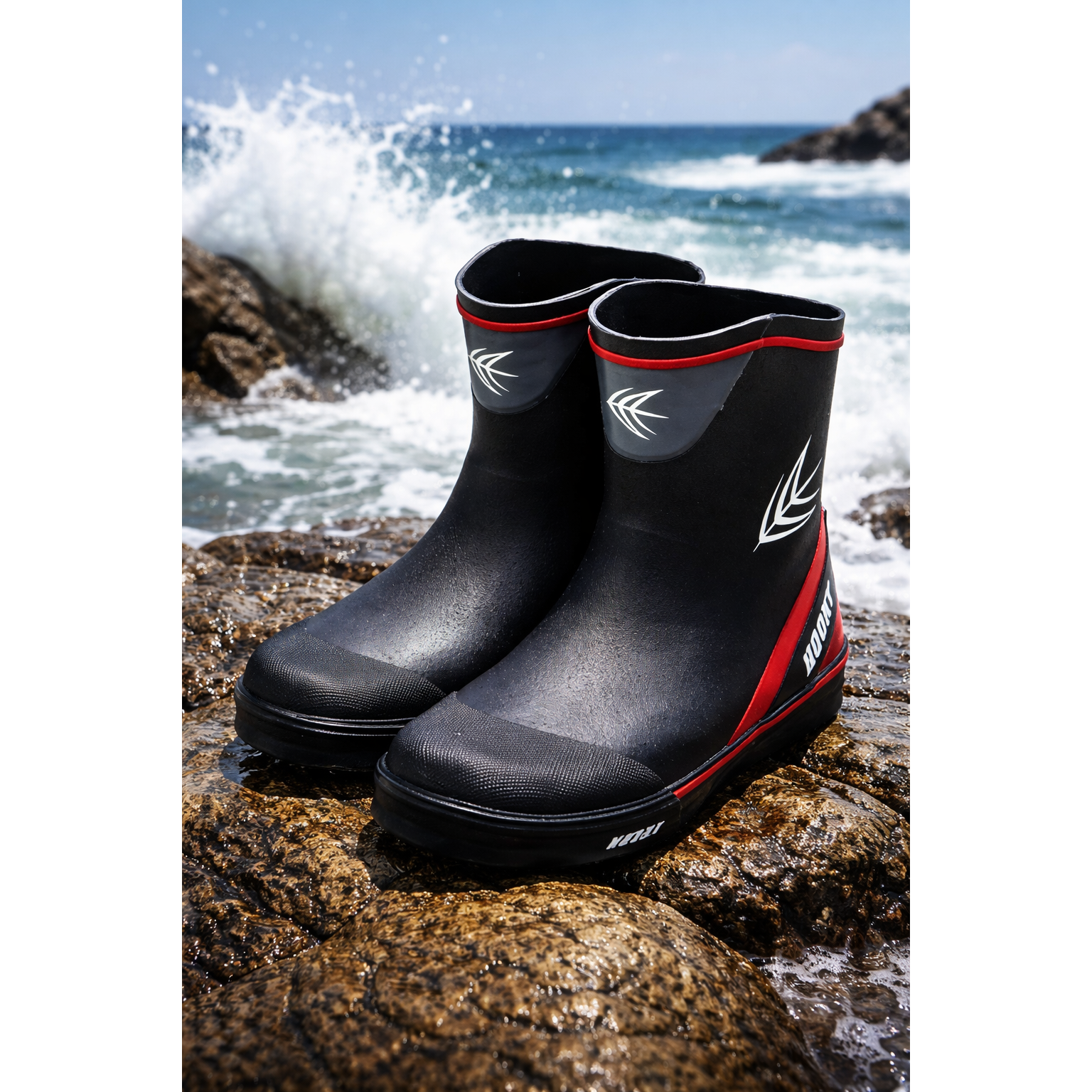 후키 M-2105 선상장화, 250, 블랙레드 35,500원