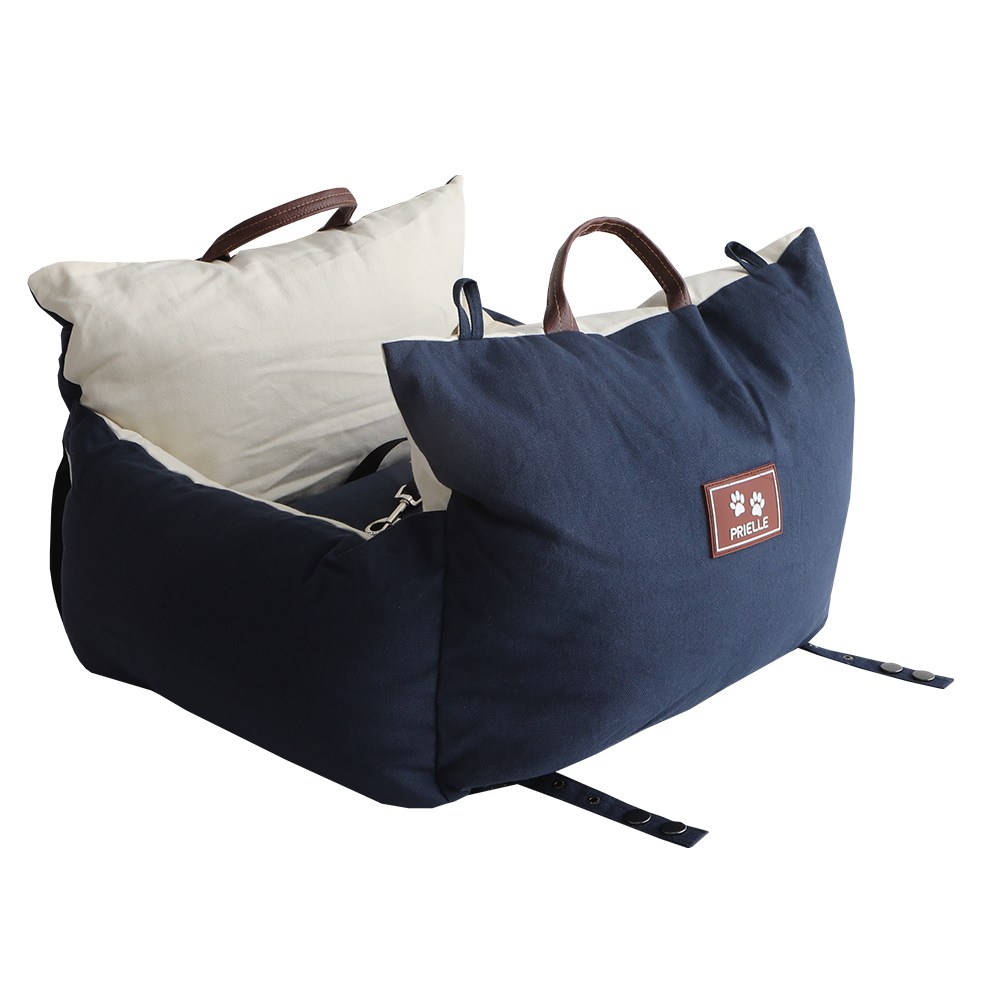 쁘리엘르 몰리 강아지 카시트, 네이비, 1개 39,900원