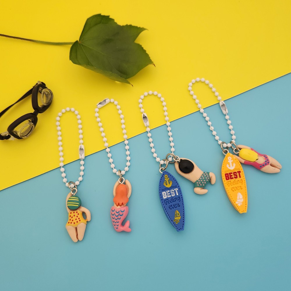 수영키링 에어팟키링 열쇠고리 수영 가방고리 수영가방 용품 서핑보드 키링 군번줄 2,500원