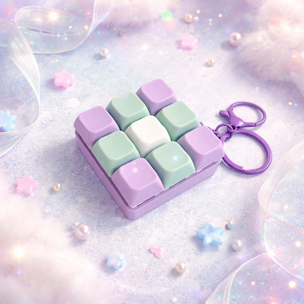 펫더월드 mbti 키보드키링 키캡 9구 딸깍이 8,600원