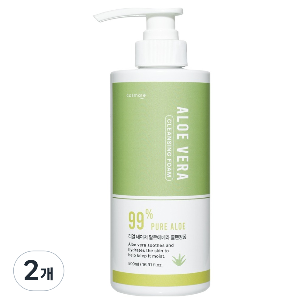 코스메이트 리얼 네이처 알로에베라 클렌징폼 10,950원
