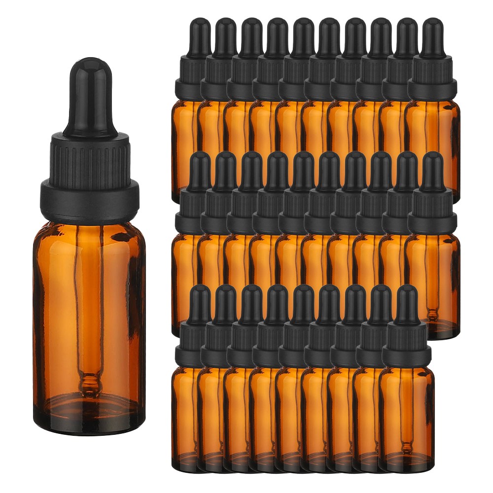 향수용기 블랙 잠금캡 스포이드 브라운 공병 20ml 30개, 30개 13,300원