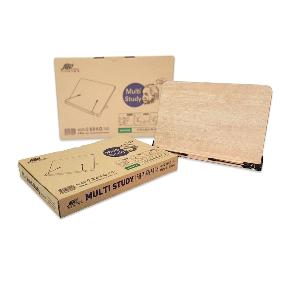 나이스 메이플 고급 원목 독서대 O101 O102 O103 각도조절 북스탠드 책거치대 노트북 태블릿 거치 가능 13,970원