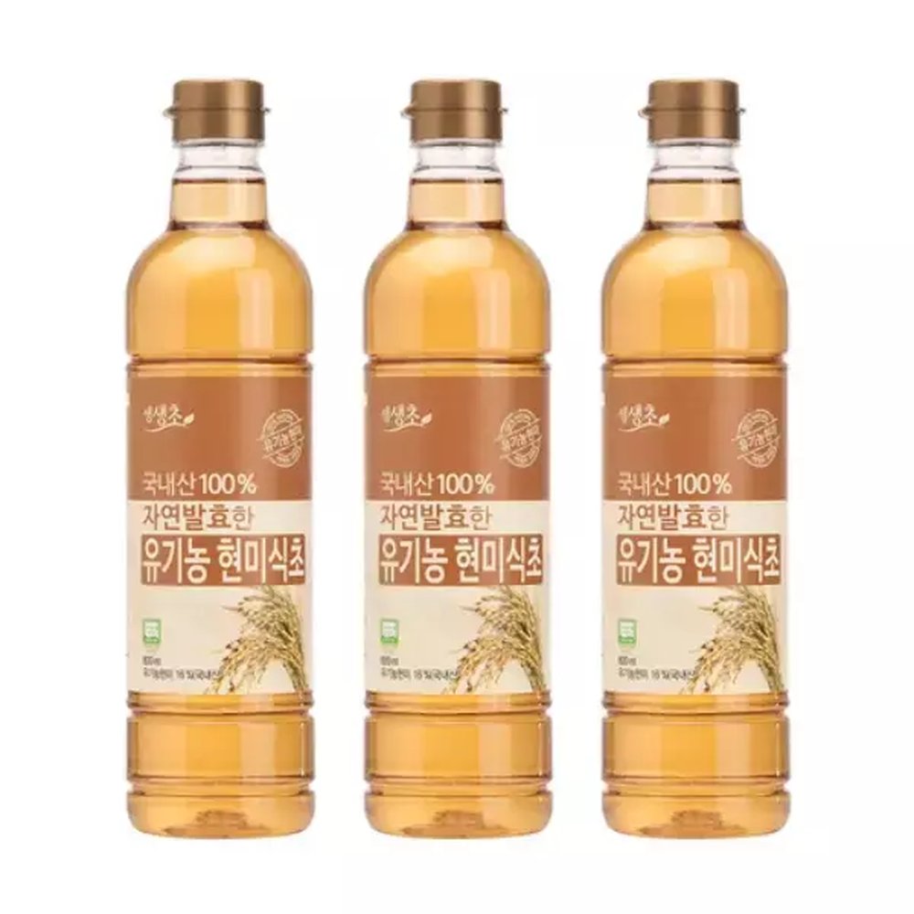 생생초 자연발효한 유기농현미시기초 800ml * 3병 26,360원