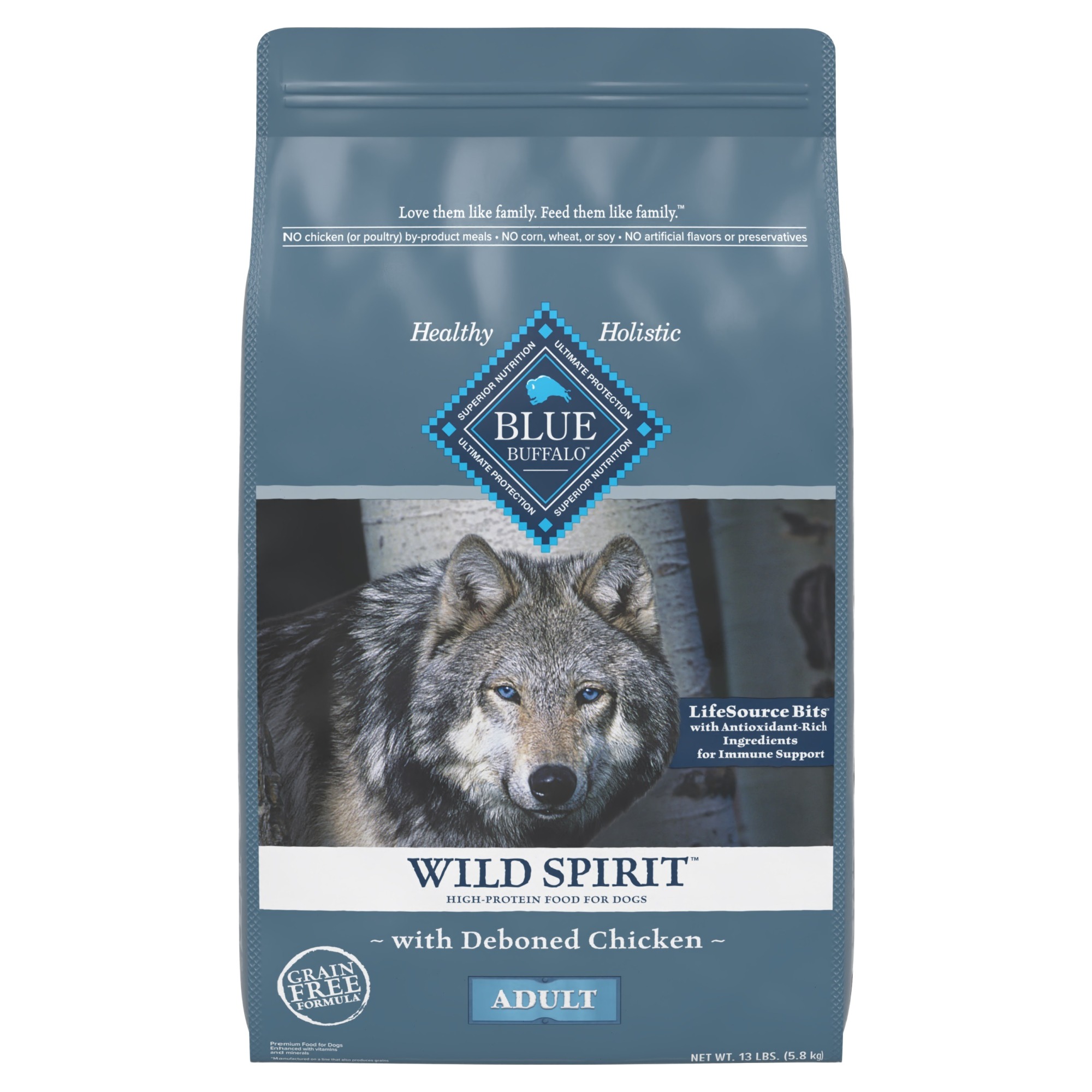 블루버팔로 어덜트 강아지 와일드 스피릿 건식사료, 닭, 5.8kg, 1개 72,600원