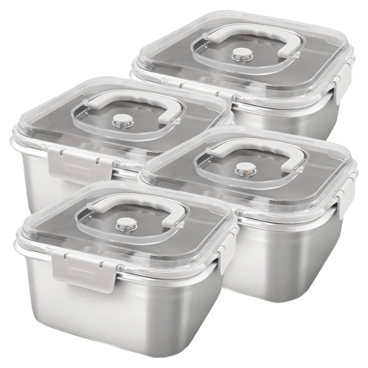 에브리 연마제X 벨브 핸들 스텐 밀폐용기, 4.2L, 4개 51,800원