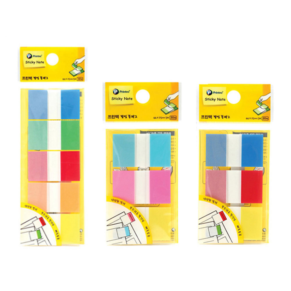 프린텍/팝업 플래그 인덱스 44x25mm 3색/5색(옵션선택) 1,330원