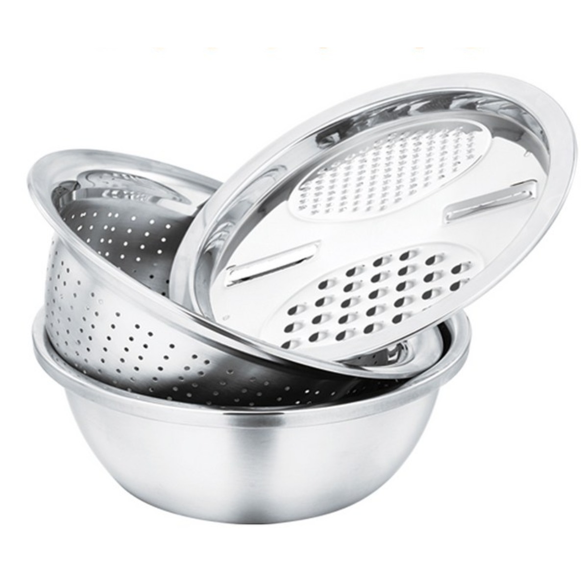 홈히어로 멀티 채반 믹싱볼 3종 스테인레스 펀칭볼 양푼이 + 핸들박스, 1개 10,800원