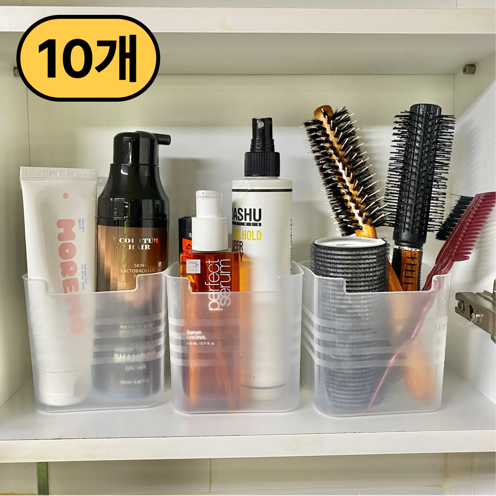 올데이앤 다용도 화장실 정리함, 반투명, 10개 10,000원