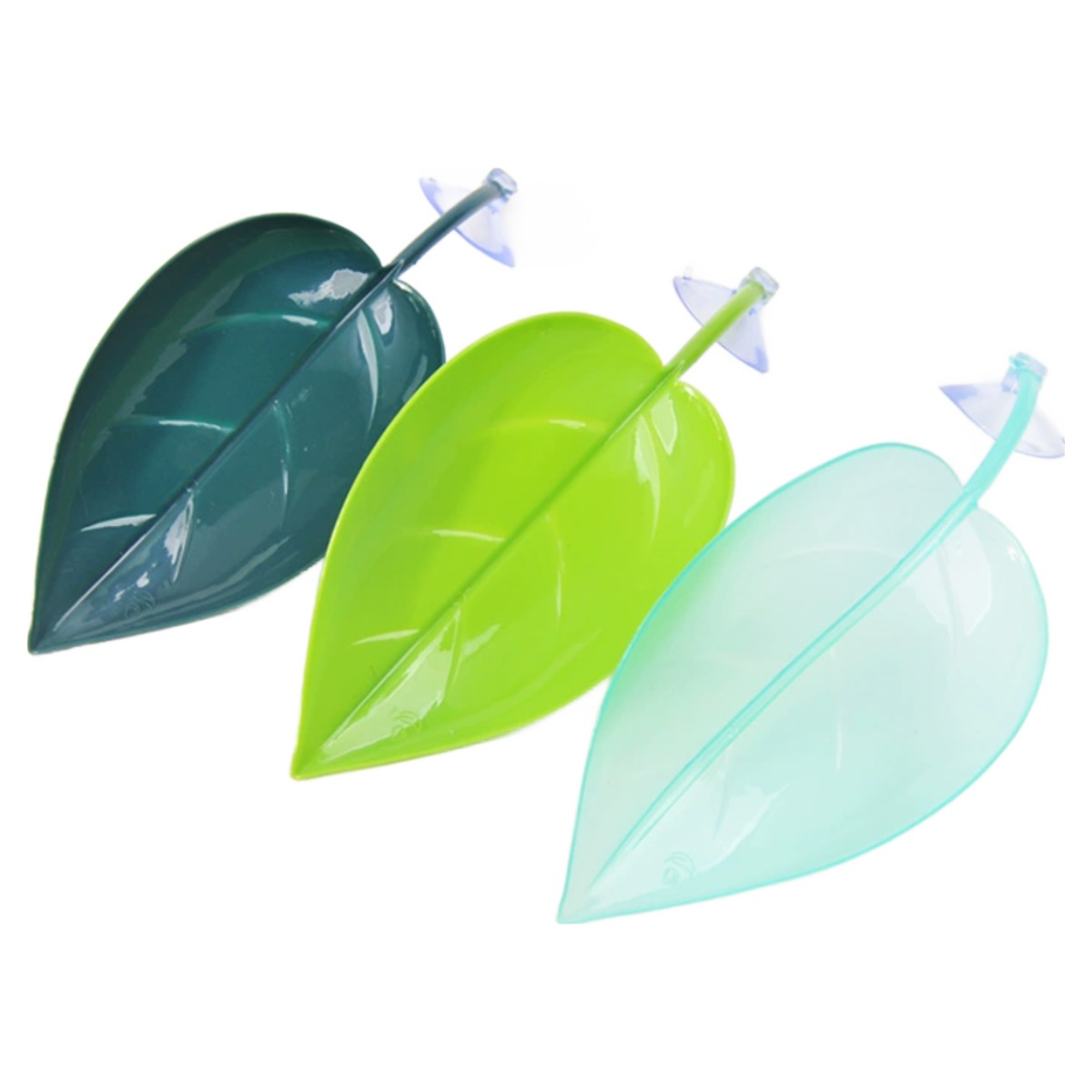 크레스티드 게코 도마뱀 파충류 나뭇입 백업 은신처, 3개입, 진녹색+연초록+에매랄드 6,500원