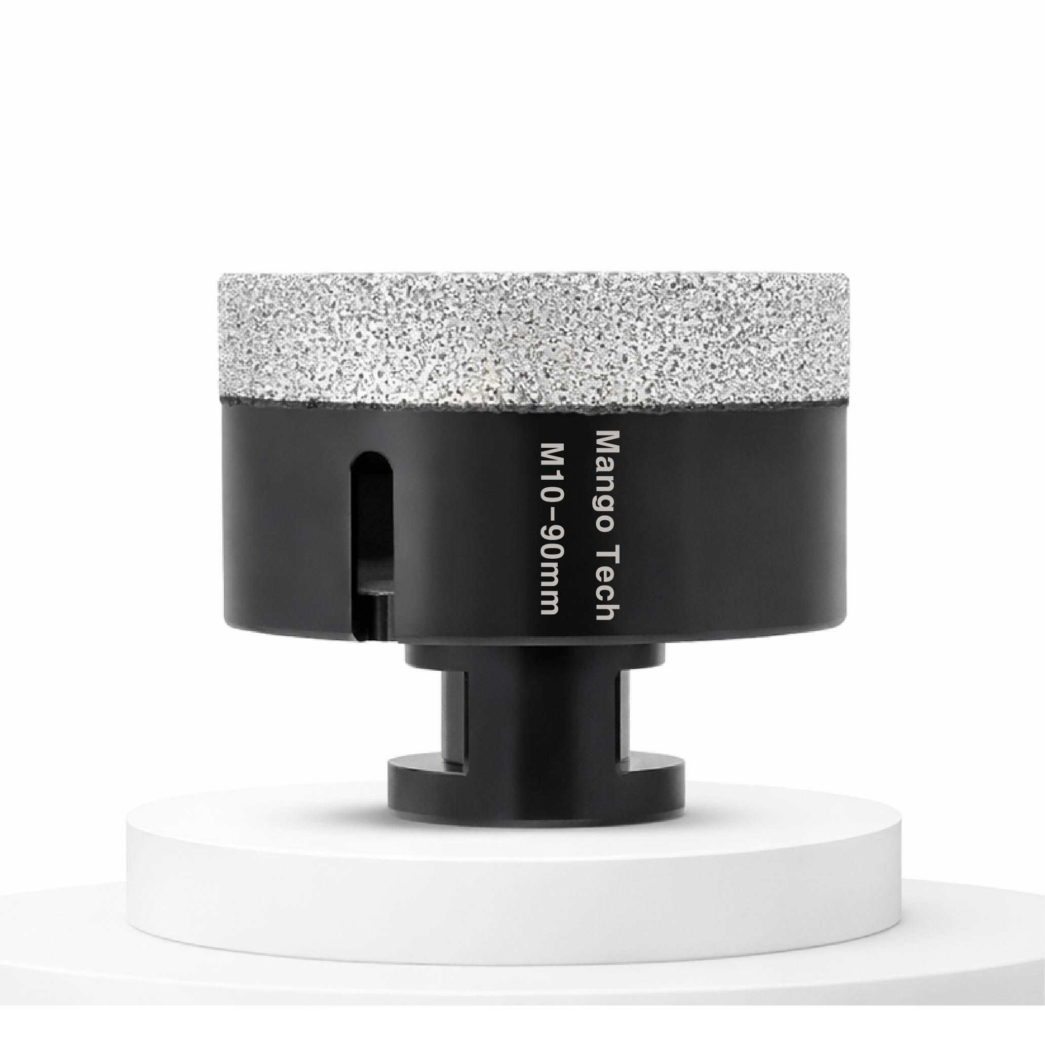 망고테크 그라인더용 다이아몬드 홀쏘 90mm 타일 구멍 기리 임팩용아답터포함 유리 포세린 대리석 도자기 융착 코어 비트 홀커터 홀소, 1개 56,900원