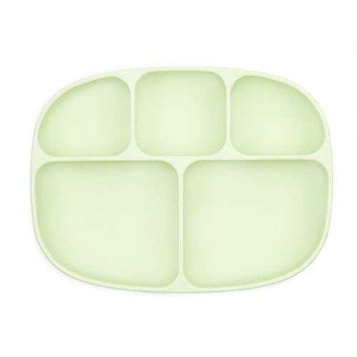 범킨스 실리콘 흡착 5구 유아 식판, 세이지, 단품 24,300원