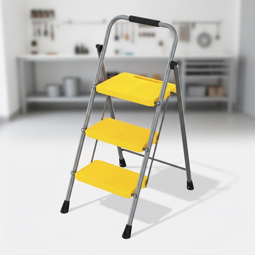 무상 AS 1년 모빌리아 프리미엄 사다리 접이식 3단 이동식 가정용 작업 우마 발판 광폭 A형 계단 MB8012215-3 39,900원