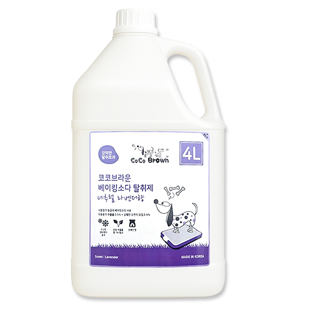 코코브라운 베이킹소다 반려동물 탈취제 네추럴 라벤더향, 4L, 1개 16,100원