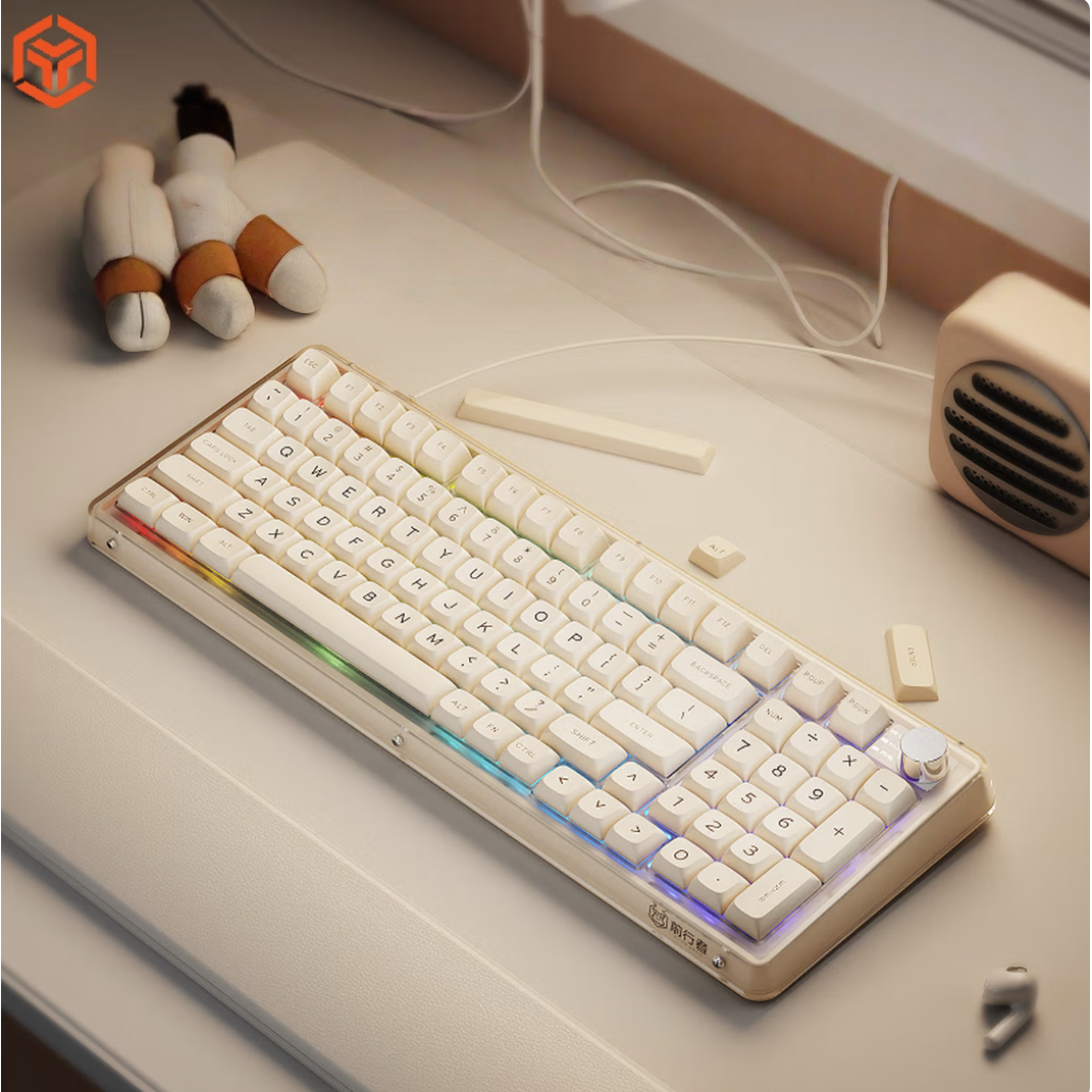 EWEADN V99 무선 기계식 키보드 유선-블루투스 3모드 연결 118,000원