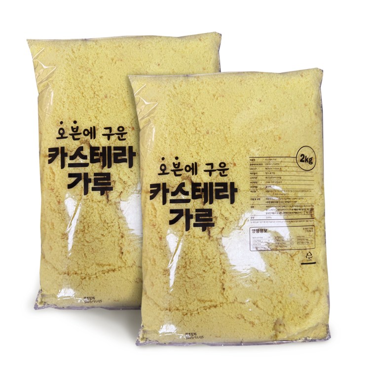 [HACCP] 카스테라 빵 가루 분말 호박인절미 떡고물 떡만들기, 2kg, 1개 22,400원