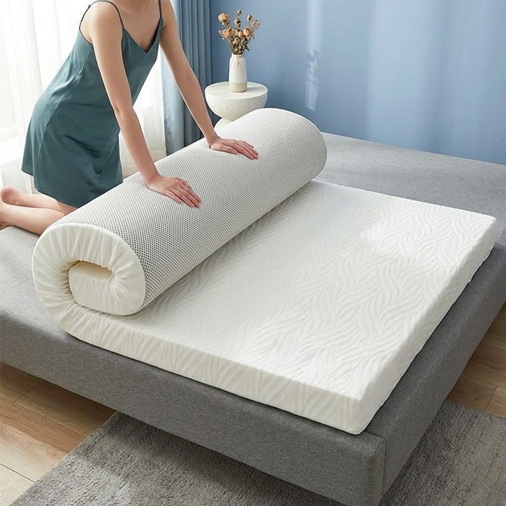 리보아 침대 바닥 메모리폼 토퍼 매트리스 5cm/7cm/11cm 커버 탈부착 52,360원