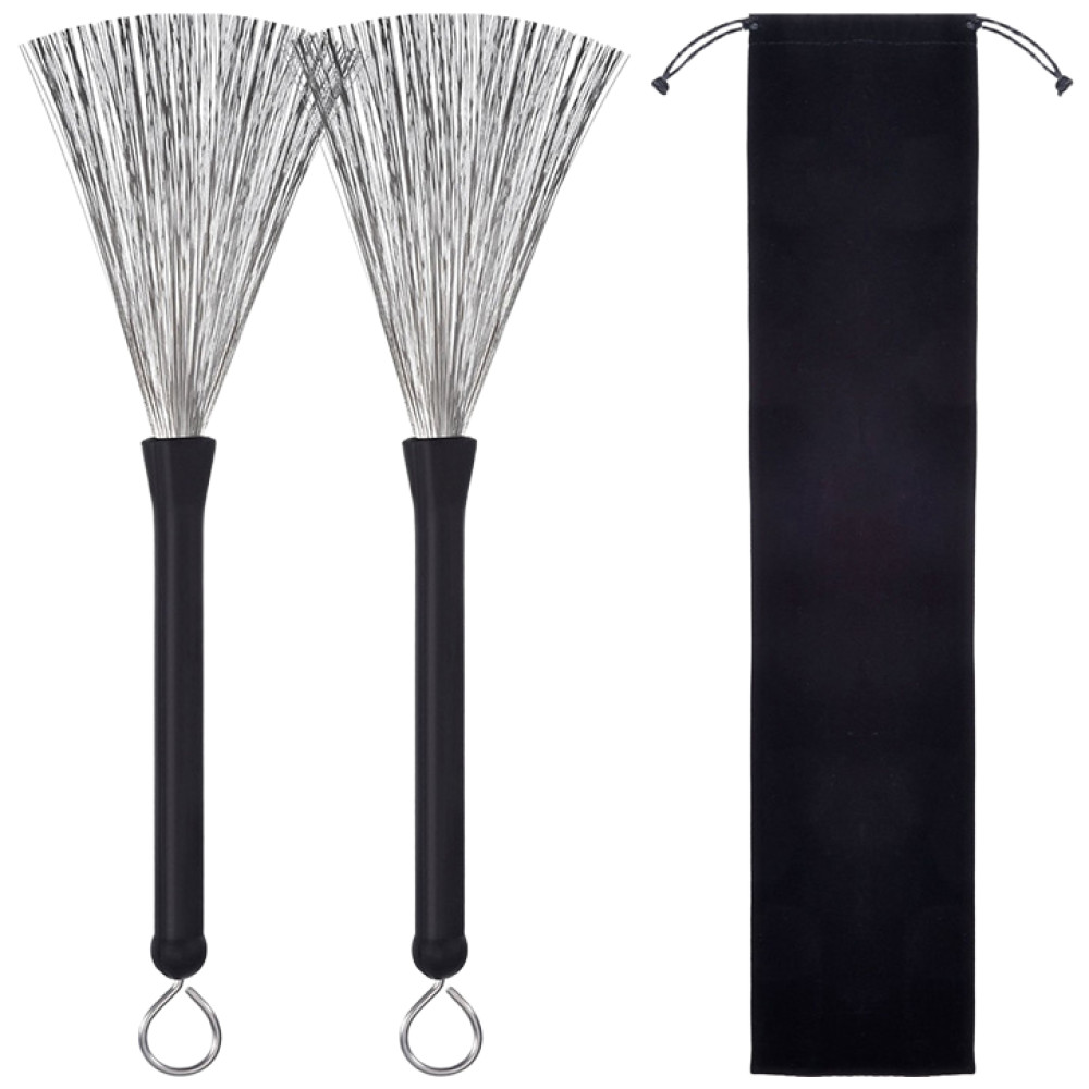 위고뮤직 스틸 브러쉬 드럼스틱 GQ3 5구 드럼 악세사리 소품, 1개 9,000원