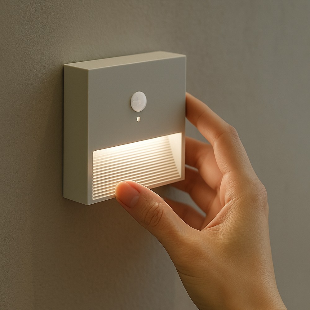 파카이라이트 플리츠 사각 무선 무타공 LED 센서등 베터리 발목등 17,950원