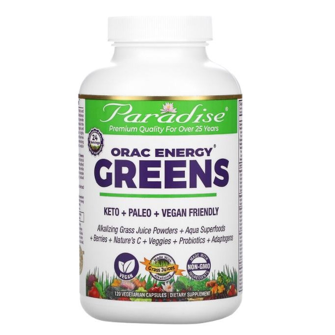 파라다이스허브즈 오라크-에너지 그린즈 베지테리안 캡슐, 120정, 1개 33,130원