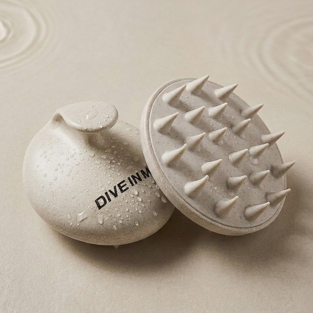 다이브인미 보들보들 저자극 위생 실리콘 두피 샴푸브러쉬 9,160원