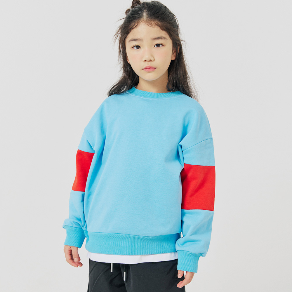 바브키즈 아동용 케피르 배색 맨투맨 19,900원