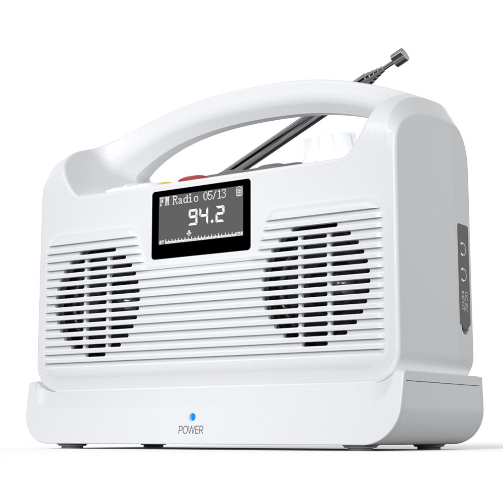 엠지텍 들리움 블루투스 스피커 온가족 올인원 휴대용 무선 스피커, 화이트, 들리움블루투스스피커 99,900원