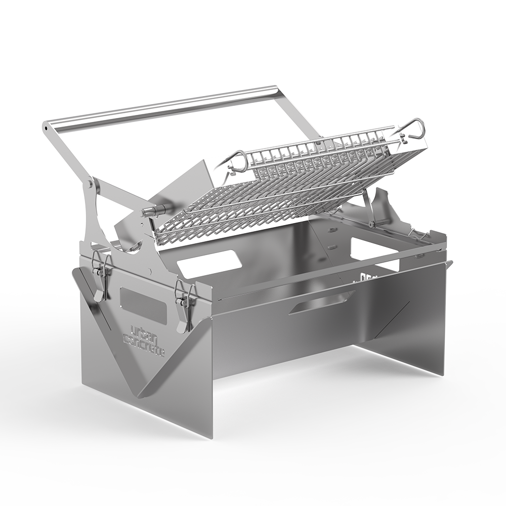 어반콘크리트 캠핑 원터치 그릴 바비큐, 회전 그릴 2종 세트, 1개 159,000원