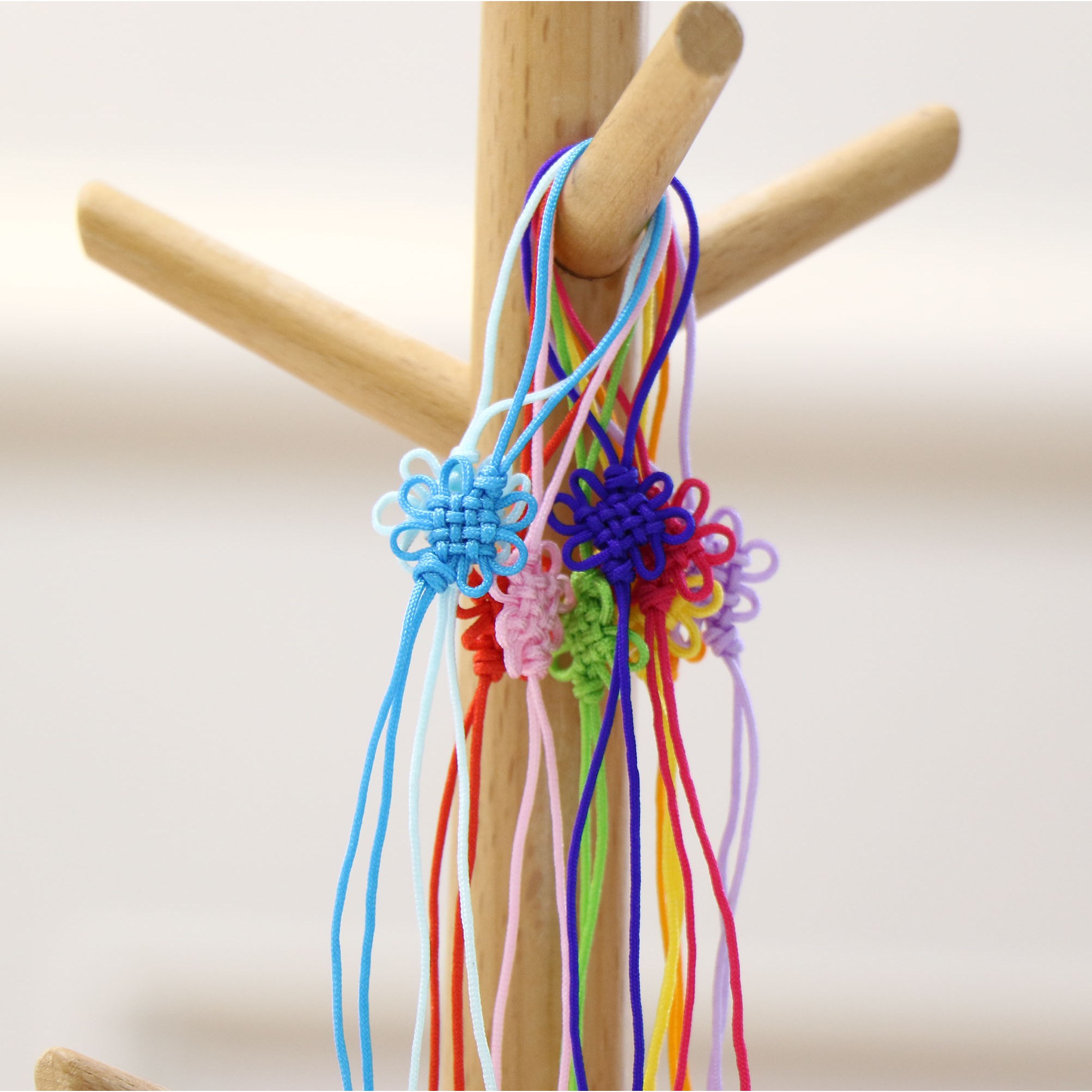 전통 국화매듭끈 장신구줄 한복노리개 전통매듭 장식끈 150원