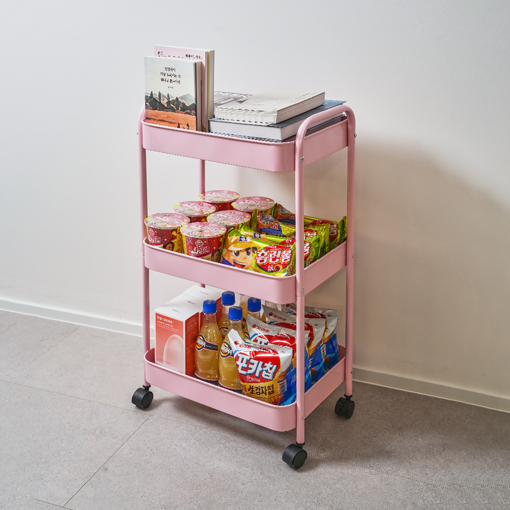 엠디유마켓 프리미엄 이동식 철제 트롤리 16,800원