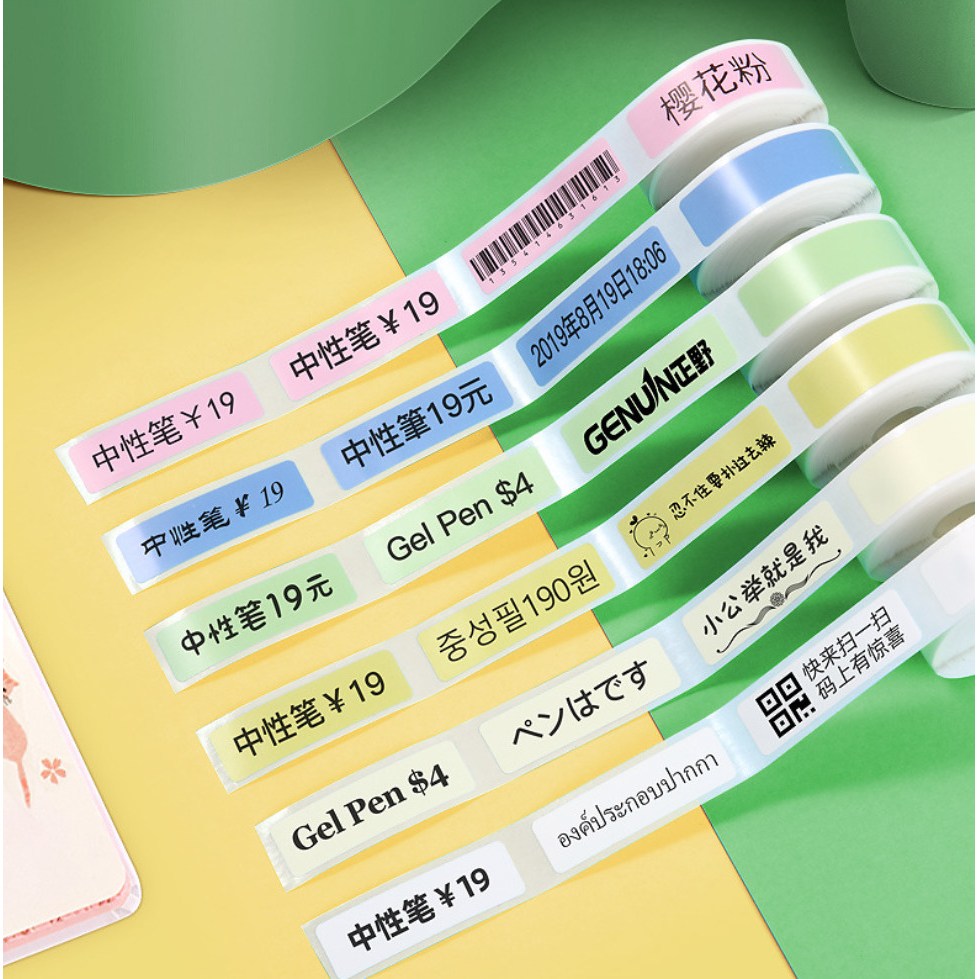 Niimbot D11 D101 D110 블루투스 무선 네임택 인쇄기 라벨기 다양한 폰트 제공 D시리지 라벨지 방수 스티커, 투명 스티커 7,250원
