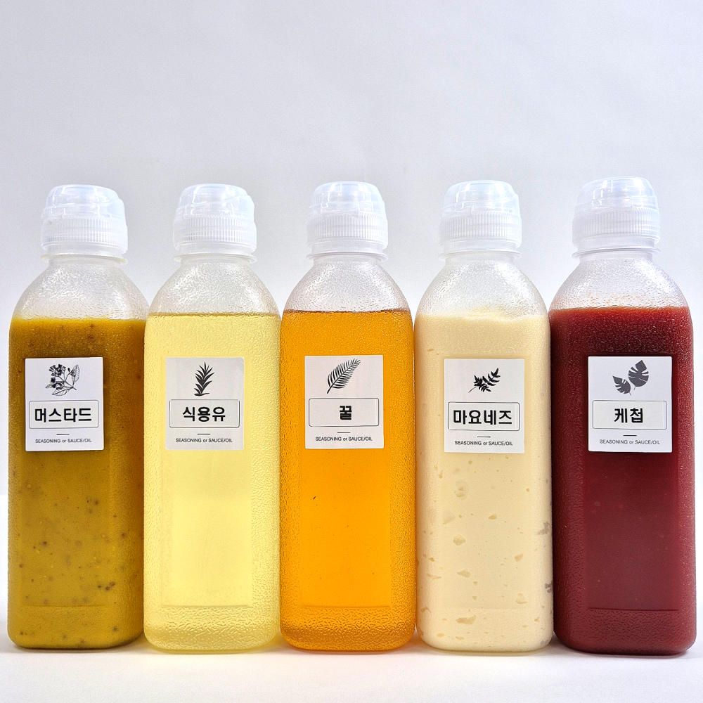 데일리픽 BPA free 흐르지 않고 묻지 않는 소스통+스티커 8,690원